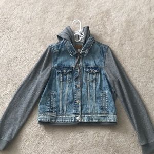 American Eagle denim sweatshirt